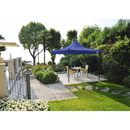 Dellonda DG127 Premium 2x2m Pop-Up Gazebo, Heavy Duty, PVC Coated, Water Resistant Fabric, Supplied with Carry Bag, Rope, Stakes & Weight Bags - Blue Canopy