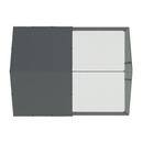 Dellonda DG279 Walk-In Galvanized Steel Chicken Run with Roof Cover & PVC Coated Chicken Wire