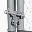 Dellonda DG281 Galvanised Steel Dog Kennel with Roof Cover & Chain Link Fencing