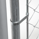 Dellonda DG281 Galvanised Steel Dog Kennel with Roof Cover & Chain Link Fencing