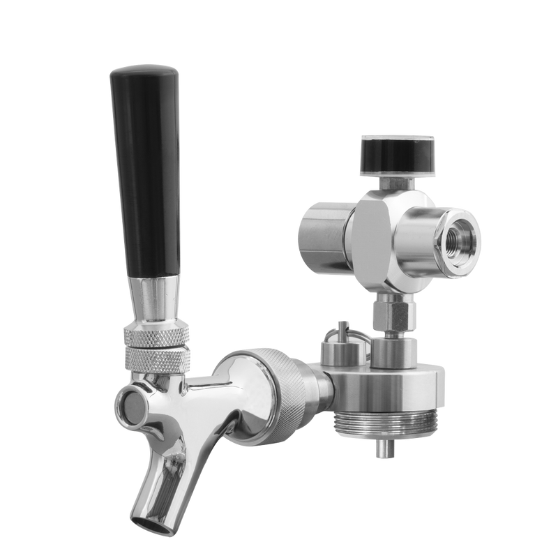 Baridi DH102 Mini Keg UK Beer Tap and CO2 Regulator
