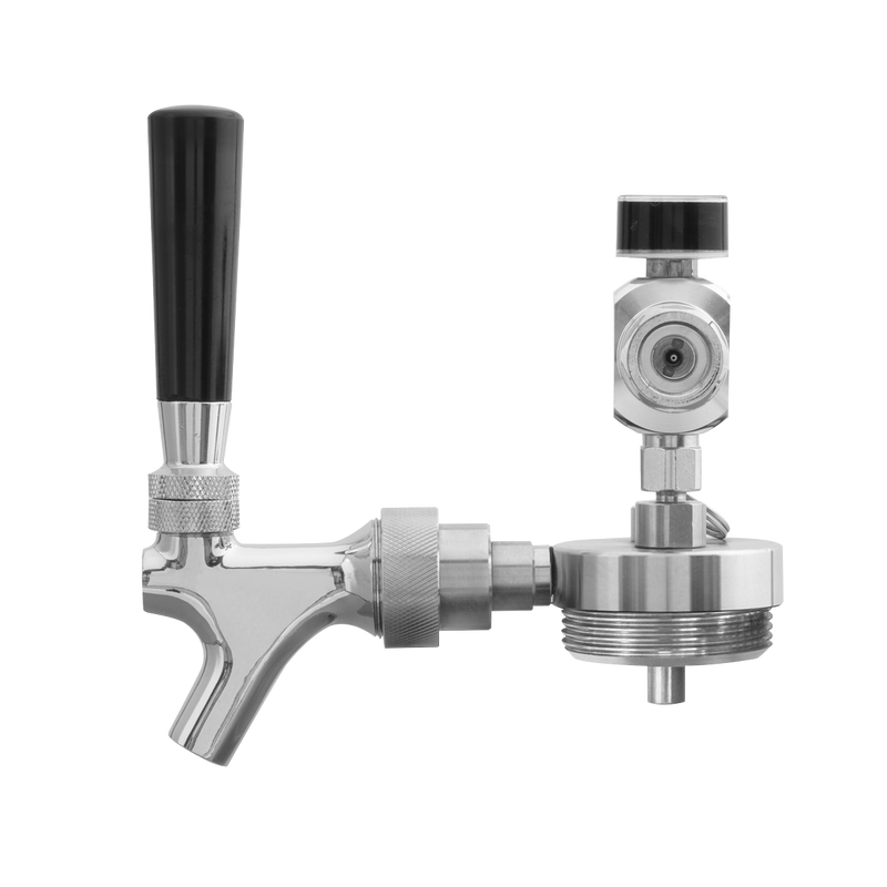 Baridi DH102 Mini Keg UK Beer Tap and CO2 Regulator