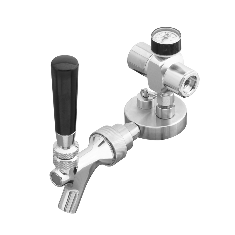Baridi DH102 Mini Keg UK Beer Tap and CO2 Regulator