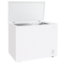 Baridi DH111  Freestanding Chest Freezer, 199L Capacity, Garages and Outbuilding Safe, -12 to -24 degreeC Adjustable Thermostat with Refrigeration Mode, White
