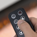 Baridi DH112 Wall Mounting Electric Fireplace with LED Flame Effect 52" - Grey