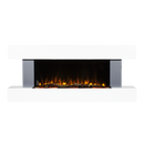 Baridi DH112 Wall Mounting Electric Fireplace with LED Flame Effect 52" - Grey