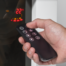 Baridi DH113 Wall Mounting Electric Fireplace with LED Flame Effect 46" - White