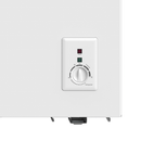 Baridi DH116  Freestanding Chest Freezer, 99L Capacity, Garages and Outbuilding Safe, -12 to -24 degreeC Adjustable Thermostat with Refrigeration Mode, White