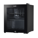 Baridi DH12  50L Tabletop Beer & Drinks Mini Fridge with Light 3-10 degreeC - Black & Glass