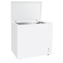 Baridi DH120  Freestanding Chest Freezer, 142L Capacity, Garages and Outbuilding Safe, -12 to -24 degreeC Adjustable Thermostat with Refrigeration Mode, White