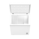 Baridi DH120  Freestanding Chest Freezer, 142L Capacity, Garages and Outbuilding Safe, -12 to -24 degreeC Adjustable Thermostat with Refrigeration Mode, White