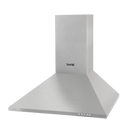 Baridi DH126  60cm Chimney Style Cooker Hood with Carbon Filters, Stainless Steel