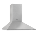 Baridi DH126  60cm Chimney Style Cooker Hood with Carbon Filters, Stainless Steel