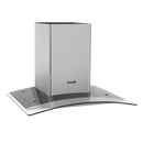 Baridi DH128  60cm Curved Glass Cooker Hood with Carbon Filters, LED Lights, Stainless Steel