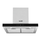 Baridi DH130  60cm T-Shape Chimney Cooker Hood with Carbon Filters, Stainless Steel