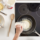 Baridi DH131  60cm Built-In Ceramic Hob 4 Cooking Zones, Black Glass, 6000W with Touch Controls, Timer