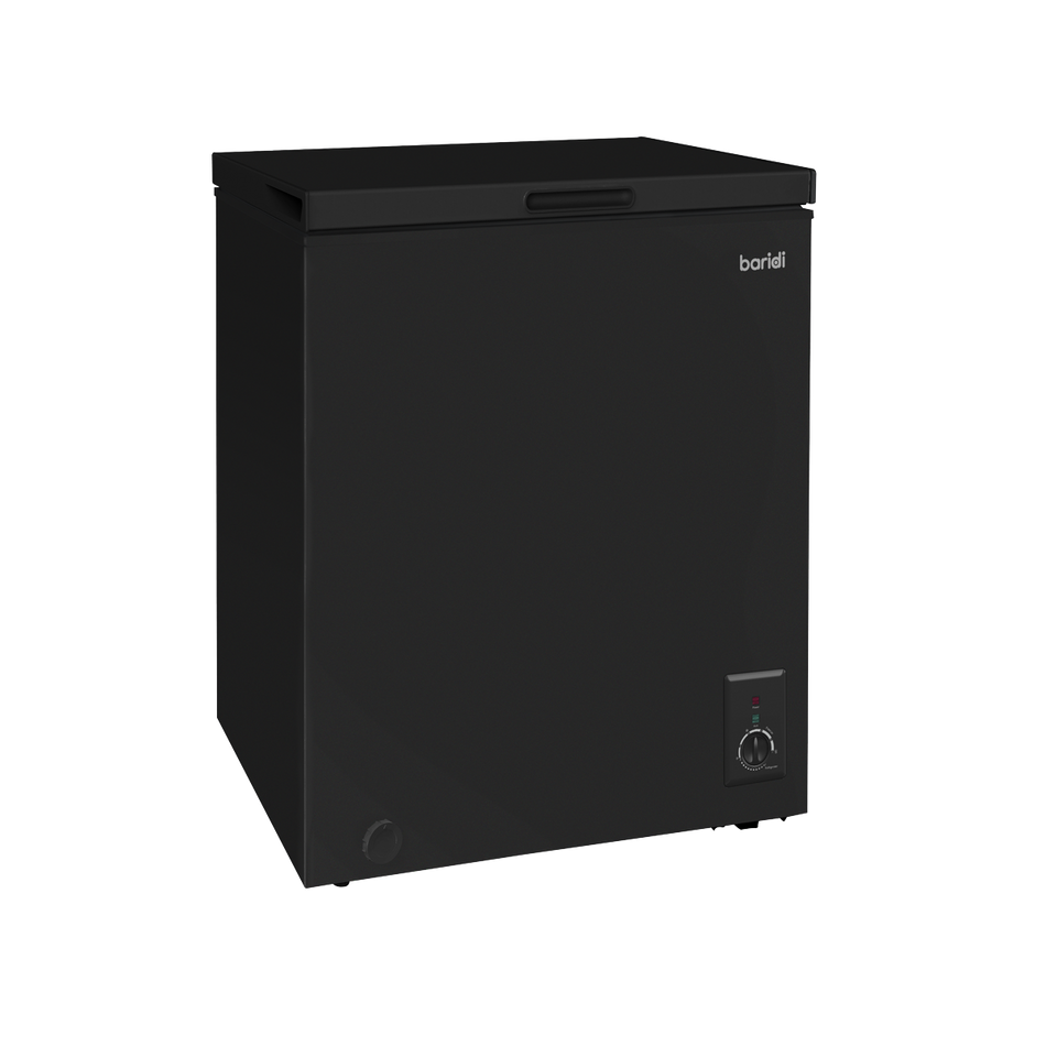 Baridi DH153  Freestanding Chest Freezer, 99L Capacity, -12 to -24 degreeC Adjustable Thermostat, Black - DH153