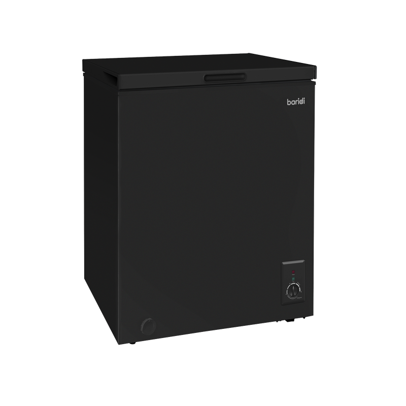 Baridi DH153  Freestanding Chest Freezer, 99L Capacity, -12 to -24 degreeC Adjustable Thermostat, Black - DH153