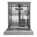 Baridi DH167  Freestanding Dishwasher, Full Size, Standard 60cm Wide with 14 Place Settings, 8 Programs & 5 Functions, LED Display, Silver