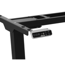 Dellonda DH16 Dellonda Black Electric Adjustable Desk Frame, Digital Controls 100kg Heavy Duty