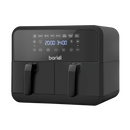 Baridi DH172  Dual Zone Air Fryer 8L with 8-in-1 Functions Touch Controls, Easy-Clean, Black - DH172