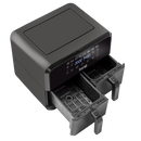 Baridi DH172  Dual Zone Air Fryer 8L with 8-in-1 Functions Touch Controls, Easy-Clean, Black - DH172