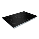 Baridi DH175  77cm Built-In Ceramic Hob with 5 Cooking Zones, Black Glass, 8200W with Slider Touch Controls, Timer