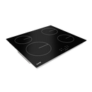 Baridi DH176  60cm Built-In Induction Hob with 4 Cooking Zones, Black Glass, 6800W with 9 Power Settings, Touch Controls & Timer, Hardwired