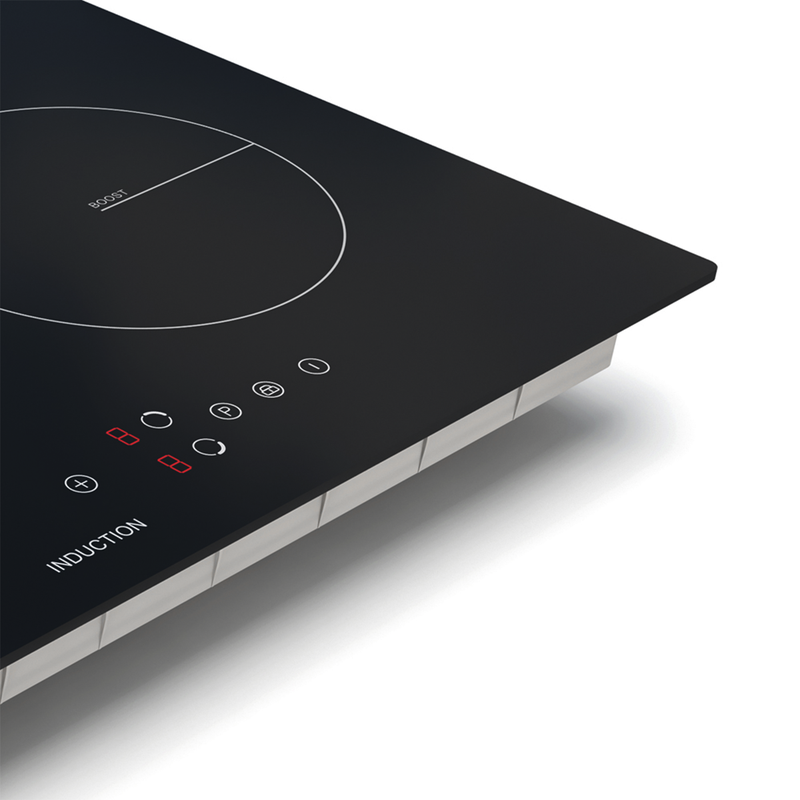 Sealey DH177 Baridi 60cm Built-In Induction Hob with 4 Cooking Zones, 2800W, Boost Function, 9 Power Levels, Touch Control, Timer, supplied with 13A Plug