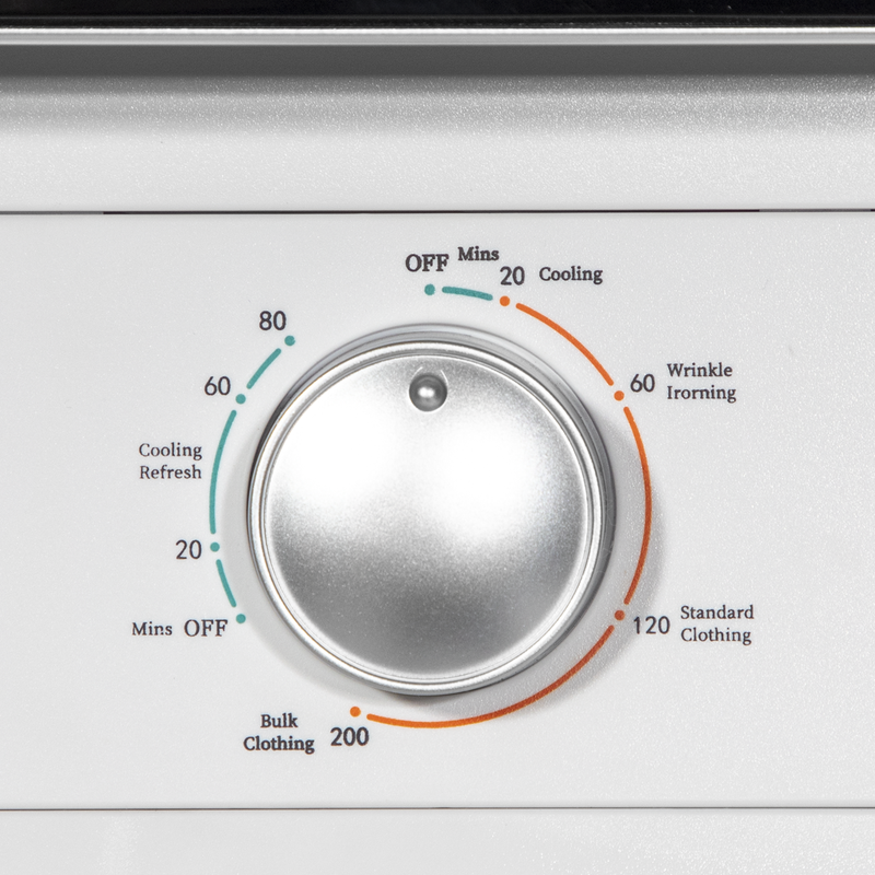 Sealey DH192 Baridi Small Tumble Dryer, Portable, 2.5kg, Vented, Perfect for Counter Top or Wall Mounted Use with Mechanical Controls, Compact, Mini Spin Dryer - DH192