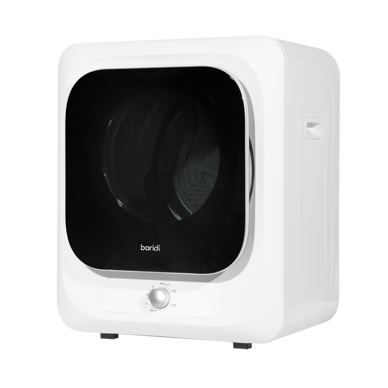 Sealey DH192 Baridi Small Tumble Dryer, Portable, 2.5kg, Vented, Perfect for Counter Top or Wall Mounted Use with Mechanical Controls, Compact, Mini Spin Dryer - DH192