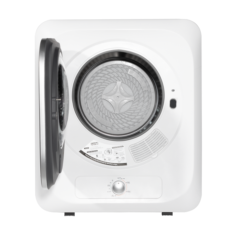 Sealey DH192 Baridi Small Tumble Dryer, Portable, 2.5kg, Vented, Perfect for Counter Top or Wall Mounted Use with Mechanical Controls, Compact, Mini Spin Dryer - DH192