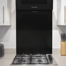 Baridi DH194  60cm Splashback for Cooker Hoods, Extractor Fans, Black Glass