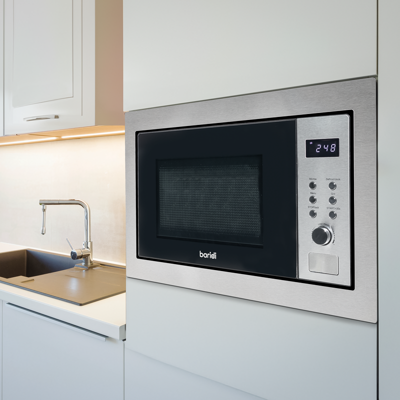 Baridi DH197  25L Integrated Microwave Oven with Grill, 900W, Stainless Steel