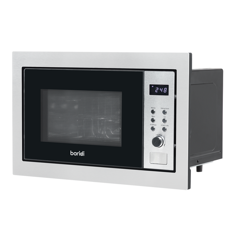 Baridi DH197  25L Integrated Microwave Oven with Grill, 900W, Stainless Steel