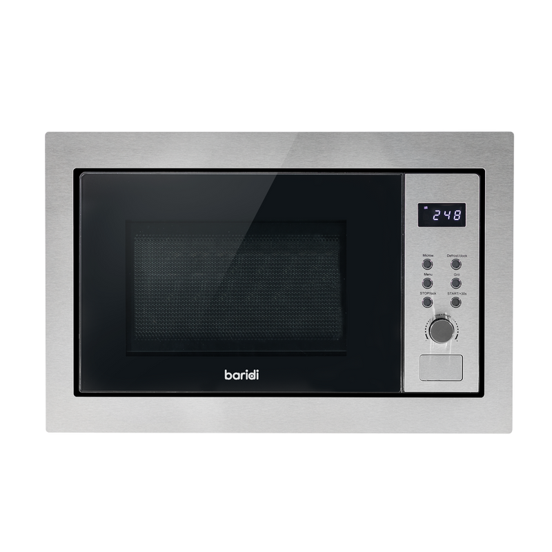 Baridi DH197  25L Integrated Microwave Oven with Grill, 900W, Stainless Steel
