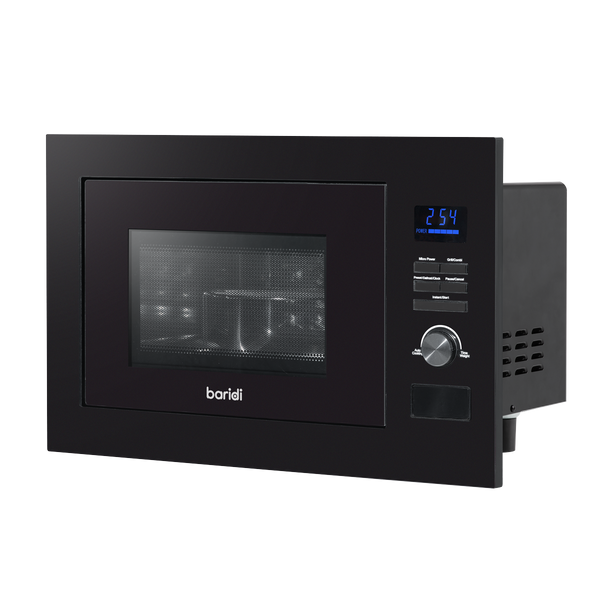 Baridi DH198  25L Integrated Microwave Oven with Grill, 900W, Sensor Touch Controls, Black