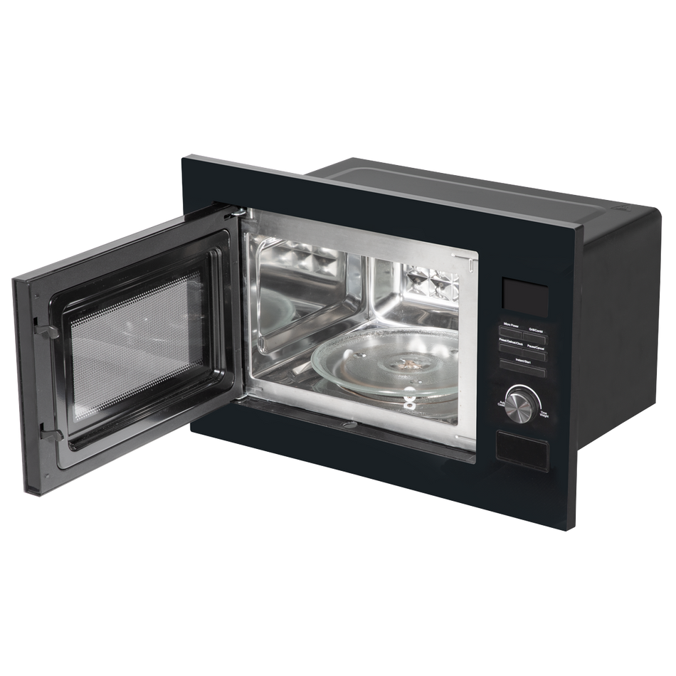 Baridi DH198  25L Integrated Microwave Oven with Grill, 900W, Sensor Touch Controls, Black