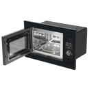 Baridi DH198  25L Integrated Microwave Oven with Grill, 900W, Sensor Touch Controls, Black