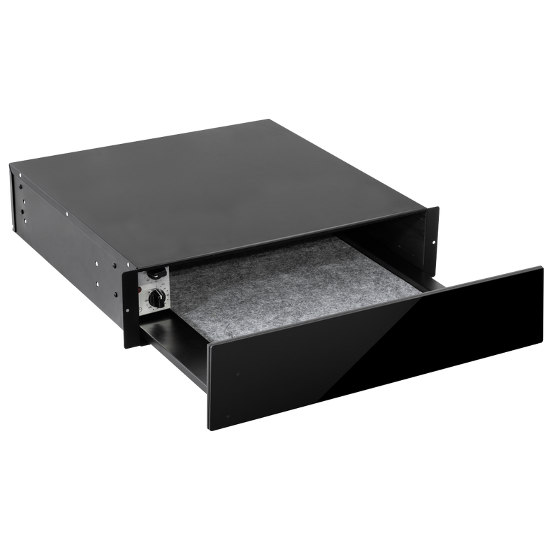 Baridi DH201  60cm Built-In Warming Drawer, Push-to-Open, Anti-Slip Mat, Black