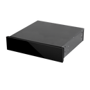 Baridi DH201  60cm Built-In Warming Drawer, Push-to-Open, Anti-Slip Mat, Black