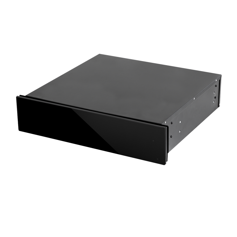 Baridi DH201  60cm Built-In Warming Drawer, Push-to-Open, Anti-Slip Mat, Black