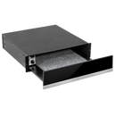Baridi DH202  60cm Built-In Warming Drawer, Push-to-Open, Anti-Slip Mat, Black/Stainless Steel