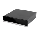 Baridi DH202  60cm Built-In Warming Drawer, Push-to-Open, Anti-Slip Mat, Black/Stainless Steel