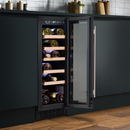 Baridi DH203  20 Bottle Slim 30cm Built-In Wine Cooler, Touchscreen Controls, Black