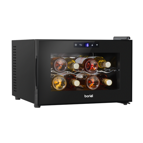 Baridi DH218  8 Bottle Wine Cooler, Thermoelectric, 5-18 degreeC, Touch Control