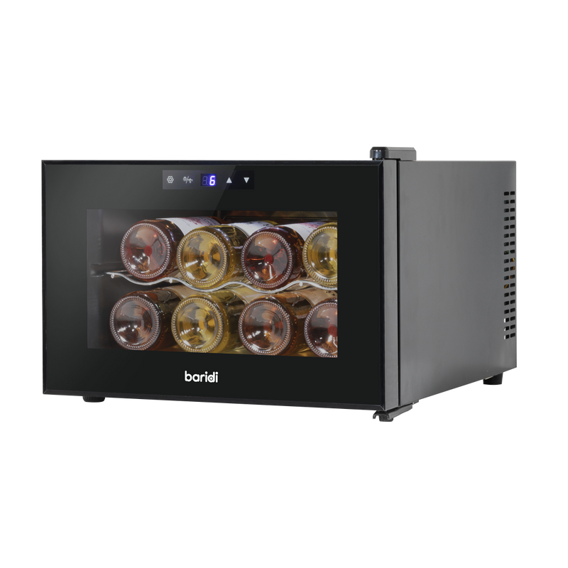 Baridi DH218  8 Bottle Wine Cooler, Thermoelectric, 5-18 degreeC, Touch Control