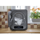 Baridi DH229  Small Tumble Dryer, Portable, 2.5kg, Vented, Perfect for Counter Top or Wall Mounted Use with Digital Controls, Compact, Black Mini Spin Dryer - DH229