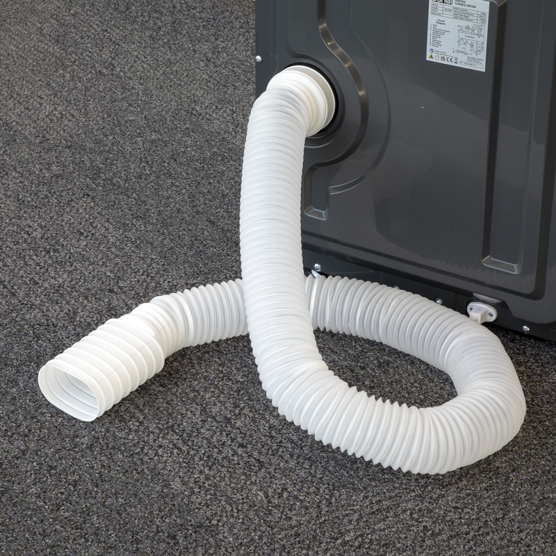 Sealey DH230 Baridi Condenser Vent Hose Pipe for Vented Tumble Dryers (1.5m/3.5")