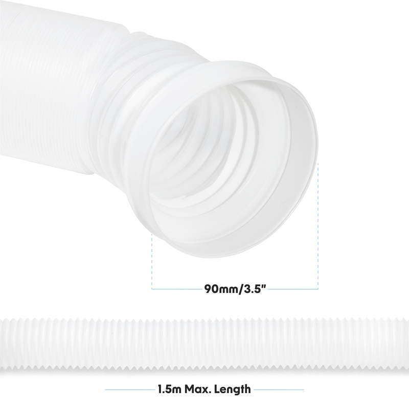 Sealey DH230 Baridi Condenser Vent Hose Pipe for Vented Tumble Dryers (1.5m/3.5")